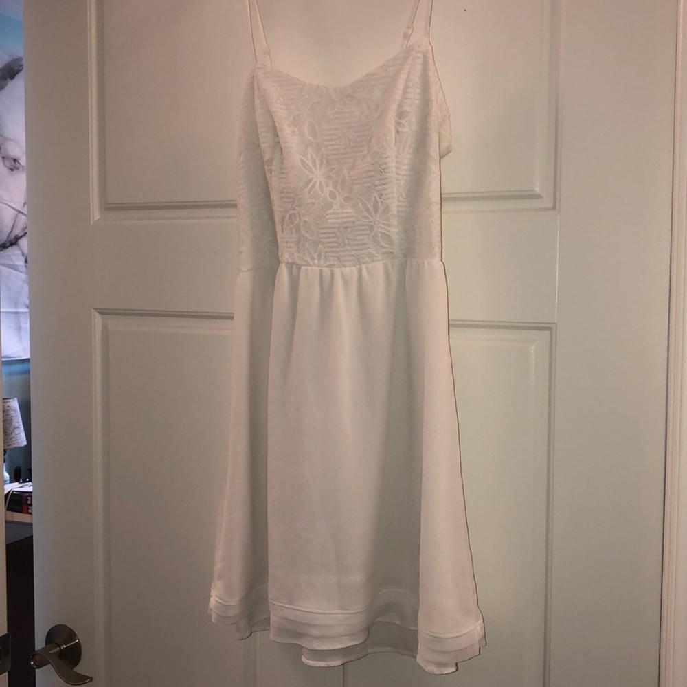 Beautiful elegant white dress